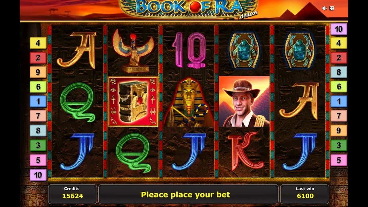 Book of Ra Deluxe Slot Machine Free Games Gambling - YouTube